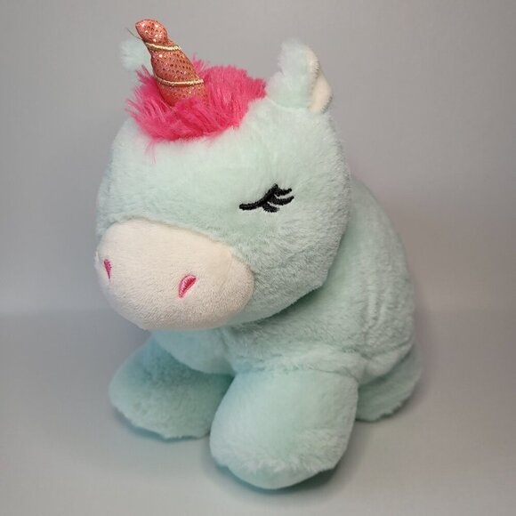 Kellytoy Other - Kellytoy Unicorn Plush Stuffed Animal Mint Green Glitter Horn Whimsical Fantasy